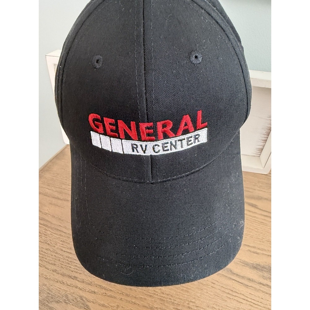 General RV Center Logo Baseball Cap Black Adjustable Strapback Dad Hat Normcore